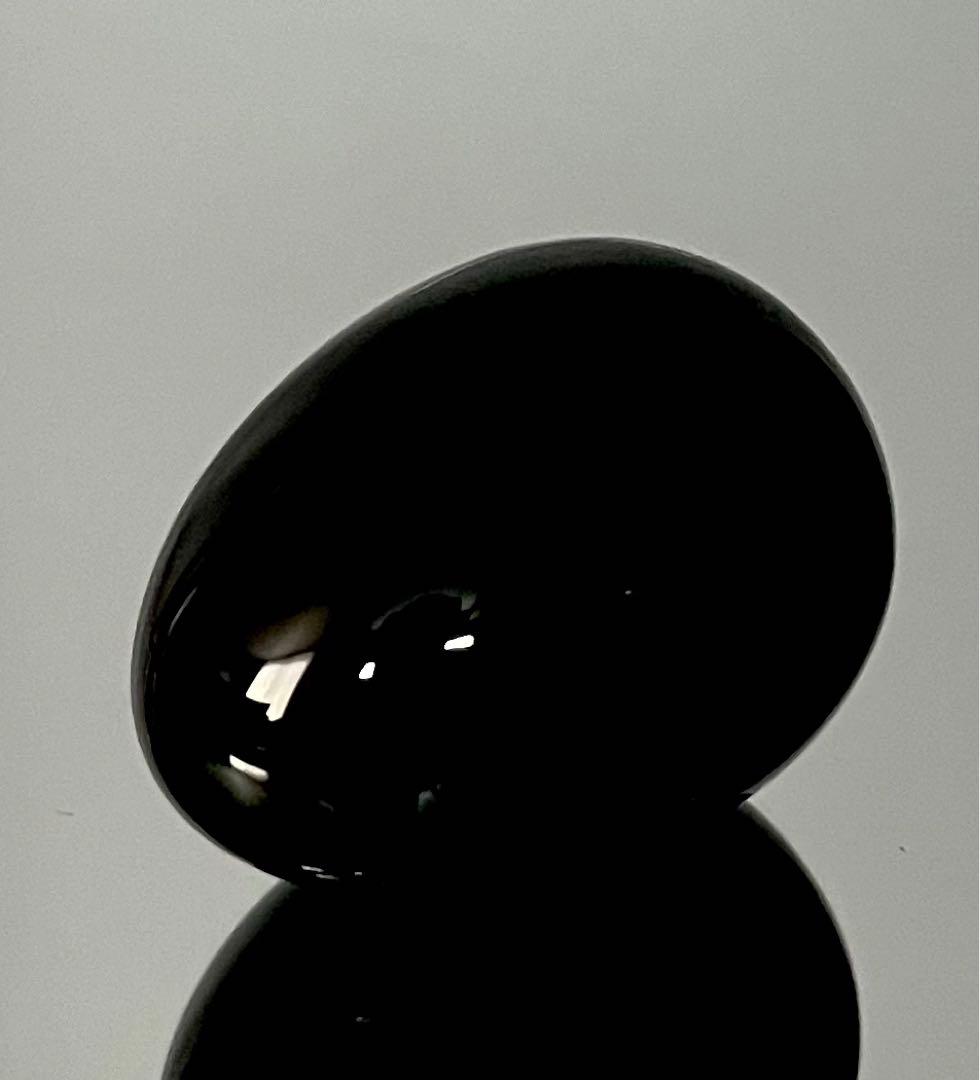 Baccarat バカラ /※廃盤品 ブラッククリスタル エッグ オブジェ