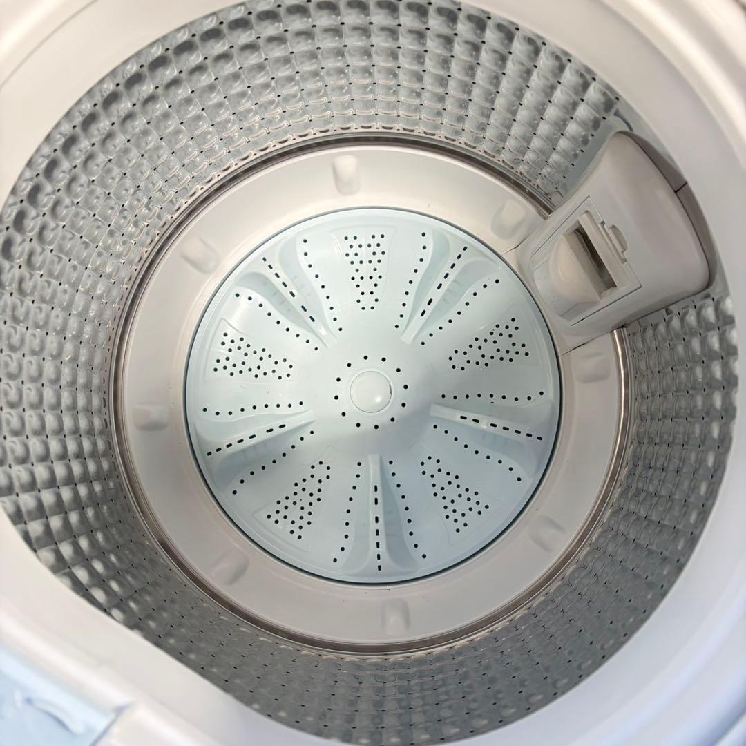 727 ガラストップ　洗濯機　6キロ　小型　一人暮らし　極美品　同棲使用可能