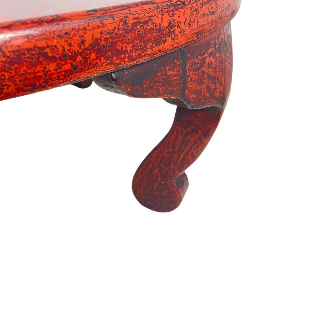 HR400津軽塗　伝統工芸　螺鈿細工　円テーブル　座卓　ローテーブル　　ちゃぶ台