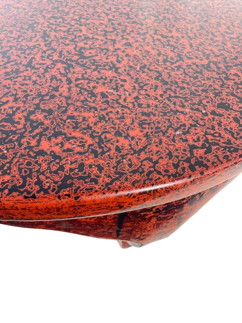 HR400津軽塗　伝統工芸　螺鈿細工　円テーブル　座卓　ローテーブル　　ちゃぶ台