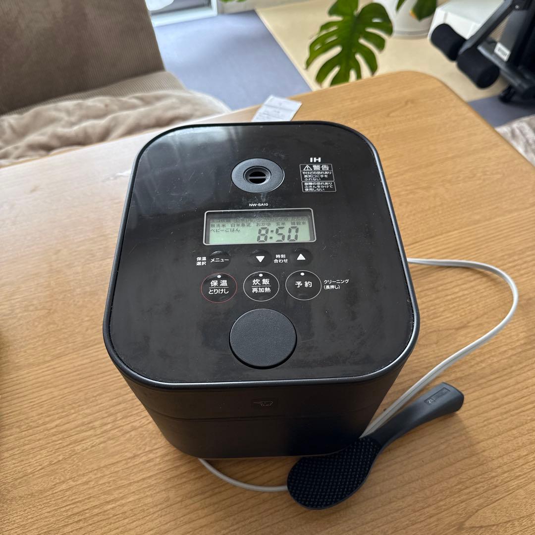 【美品✨】象印 IH 炊飯ジャー NW-SA10 スタン 2021年 炊飯器