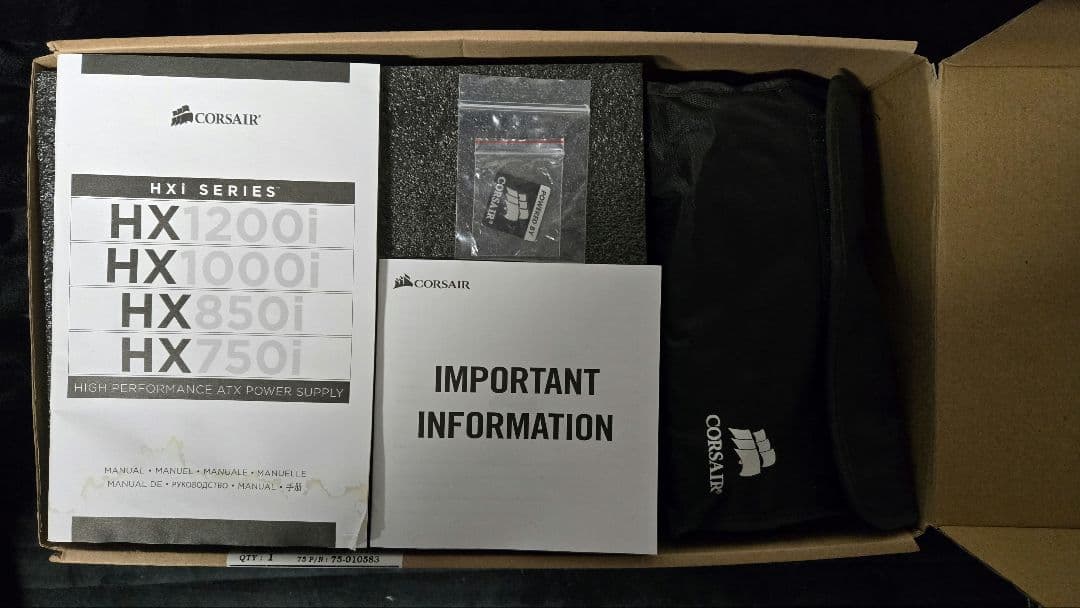 Corsair HX1000i 電源ユニット 1000W