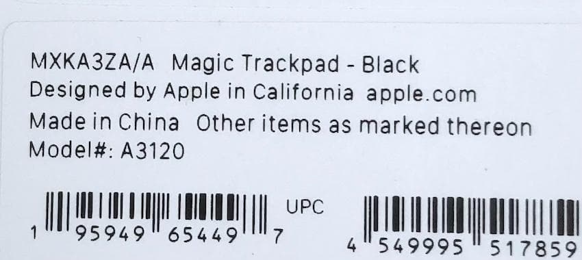 新品｜USB-C｜最新｜ブラック｜Apple Magic Trackpad 4