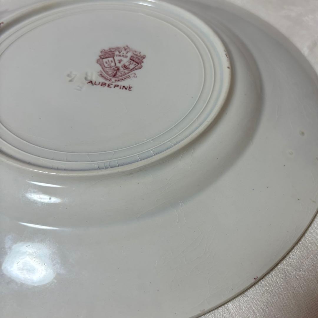 【希少】サンタマン/AUBEPINE サンザシと小鳥のプレート