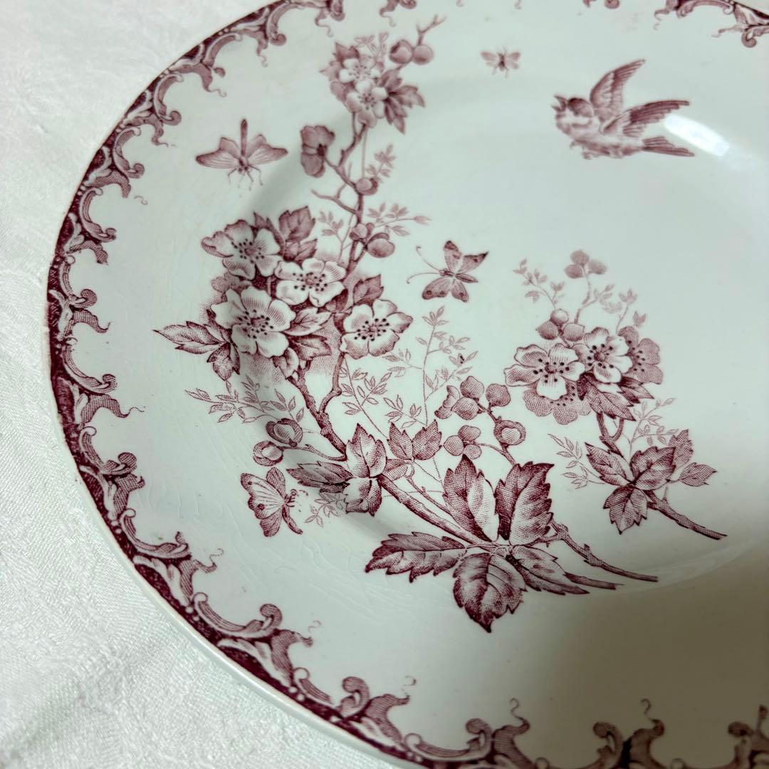 【希少】サンタマン/AUBEPINE サンザシと小鳥のプレート