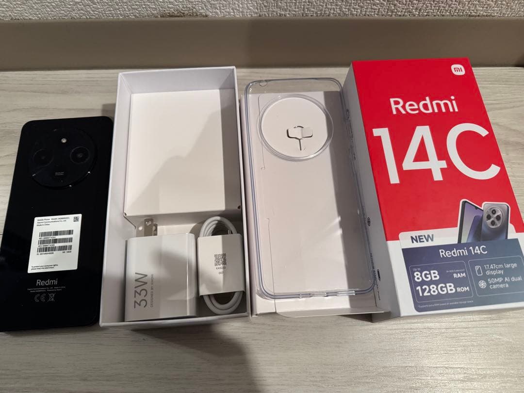 Xiaomi Redmi 14C 8GB/128GB 本体 ブラック