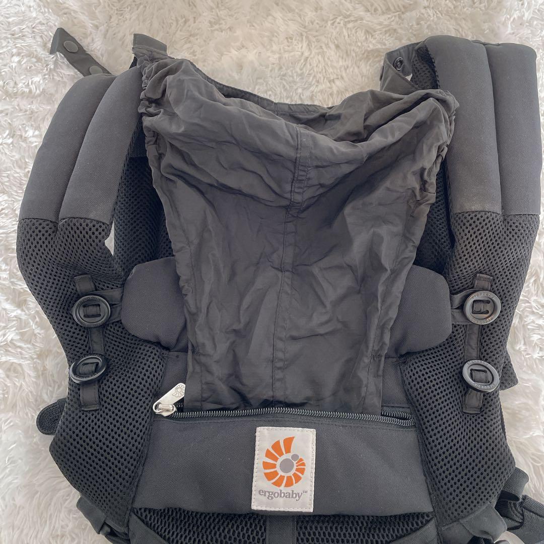 ergobaby 極美品✨ オムニ360 クールエアー メッシュ ブラック　黒