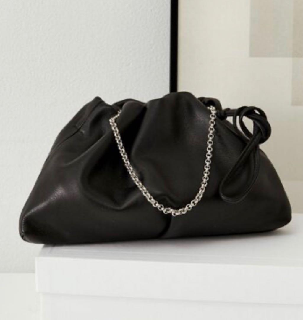 レザー巾着4WAYミニショルダーバッグ