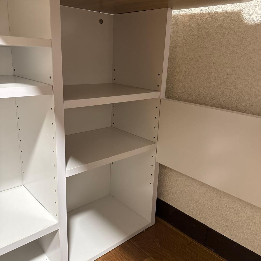 ナチュラルウッド L字型パソコンデスク