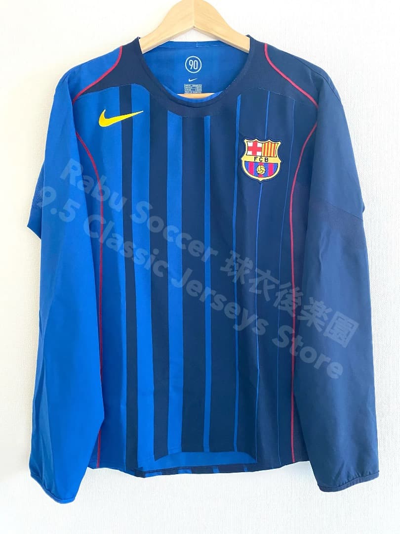 バルセロナ 04/05 アウェイ ユニフォーム #12 選手仕様 長袖