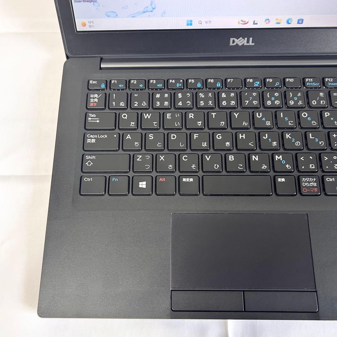 【美品】DELL ノートパソコン SSD256 Win11 Corei5 A50