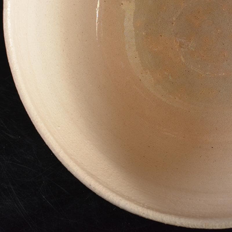 茶道具　萩焼　十代　三輪休雪作　白萩茶碗　共箱　V　R7278