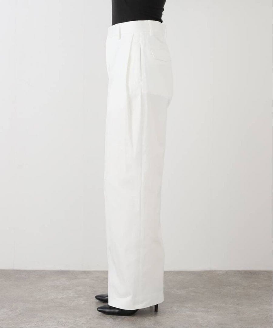 【新品】MUSE de Deuxieme Classeタック チノ ワイドパンツ