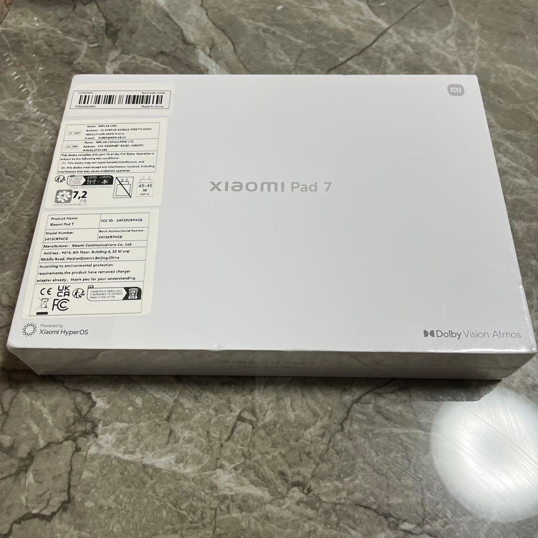 【期間限定】新品未開封　値下げ不可 Xiaomi Pad 7 グレー　256GB