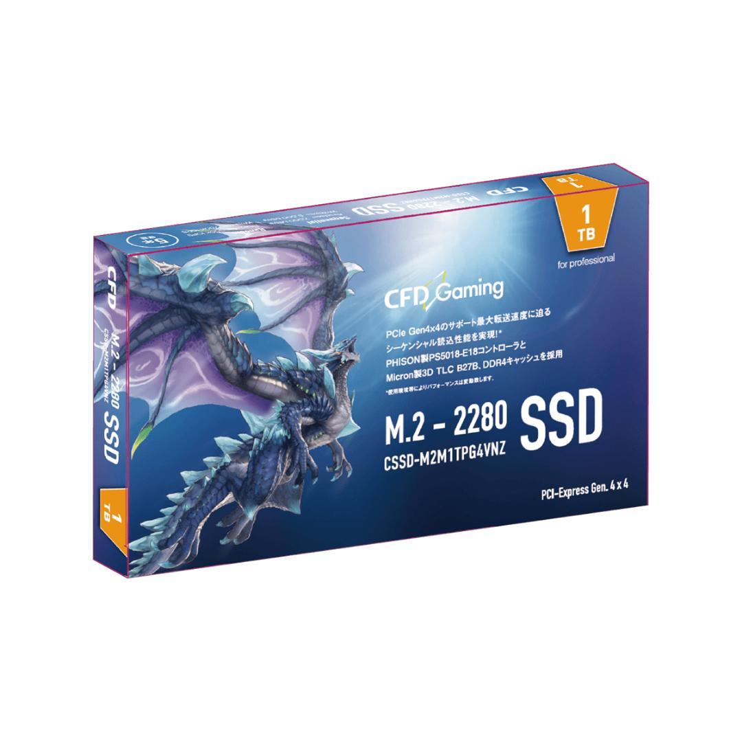 7,000Mb/s 動作確認済み M.2 SSD 1TB CFD販売 ゲーミング
