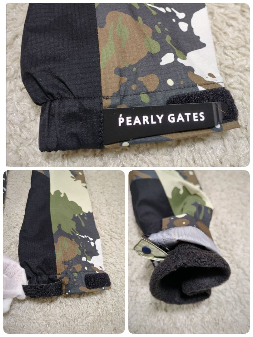 【タグ付】パーリーゲイツ　ゴルフウェア　カモフラ　4way　バッグロゴ