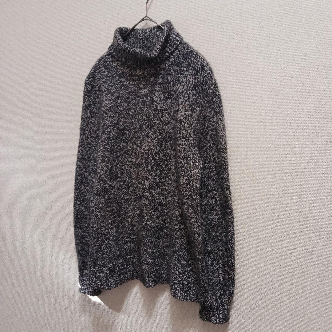 【ブルックスブラザーズ】カシミヤ 霜降り タートルネックニット