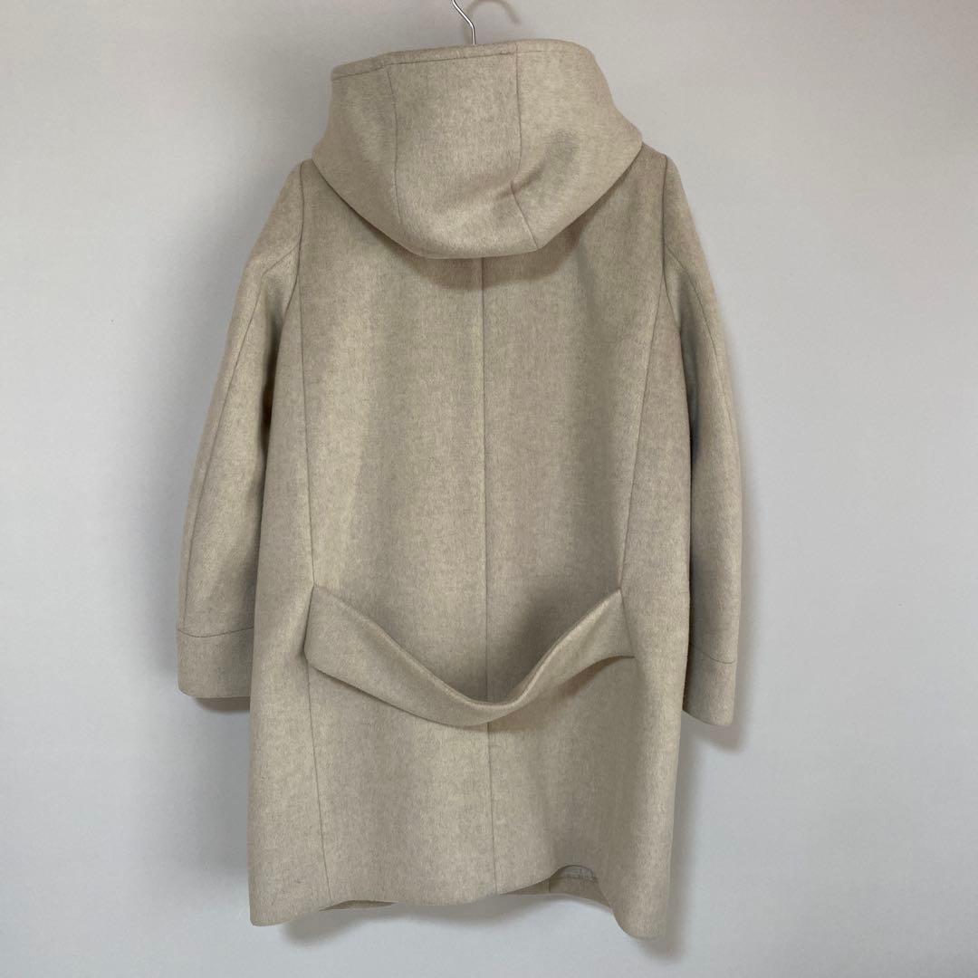 イエナ 二重織りシャルムフードコクーンコート 36 アイボリー系 DMW