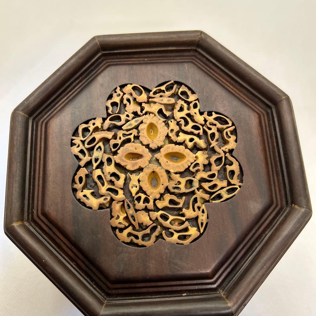 希少 まとめ売り 黒檀 アクセサリーケース 文箱 ジュエリー 長方形 八角形