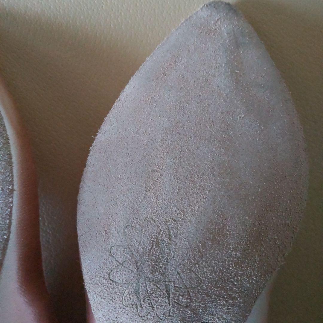 スーパーダンス．ジャパン　シューズ サテン　22.5 ヒール　5.5センチ