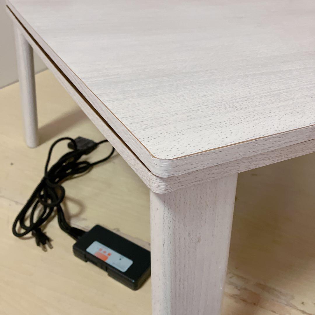 滝口木材　フラットヒーター　こたつ　折りたたみ脚　こたつテーブル　木製　コタツ