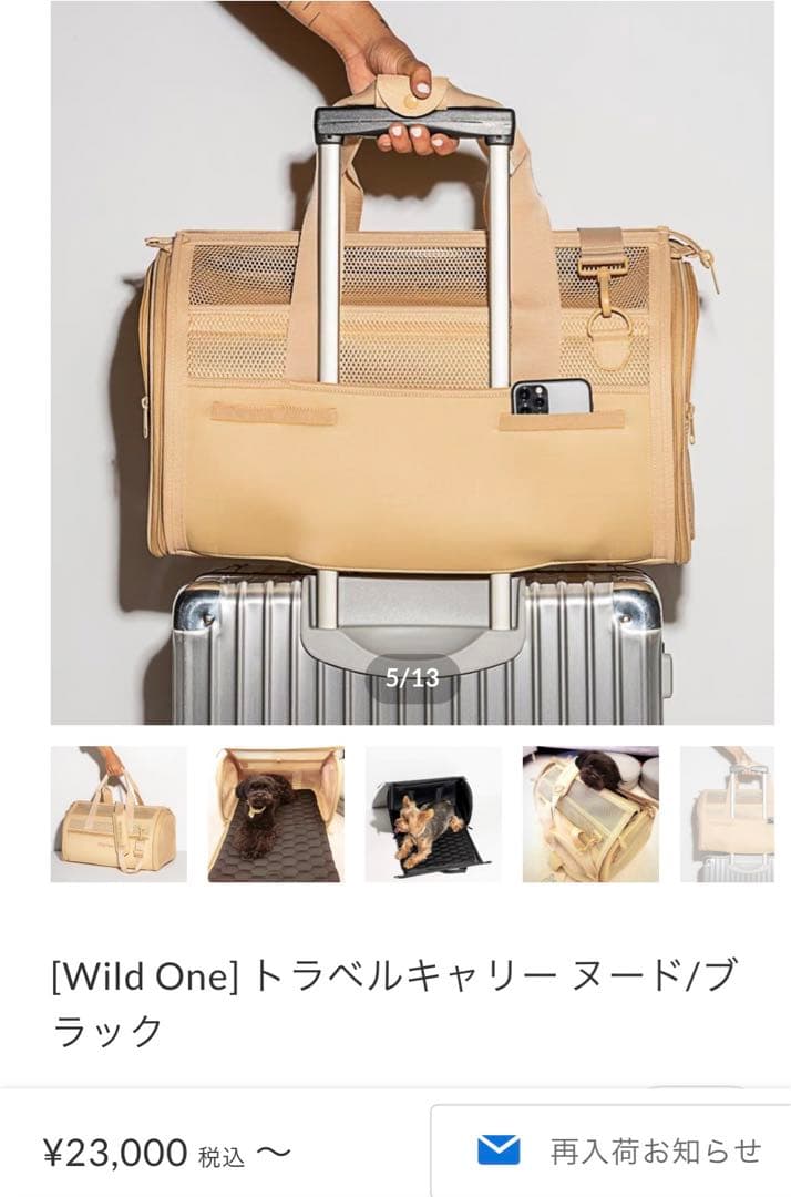 お値下げ！トラベル キャリーバッグ 犬