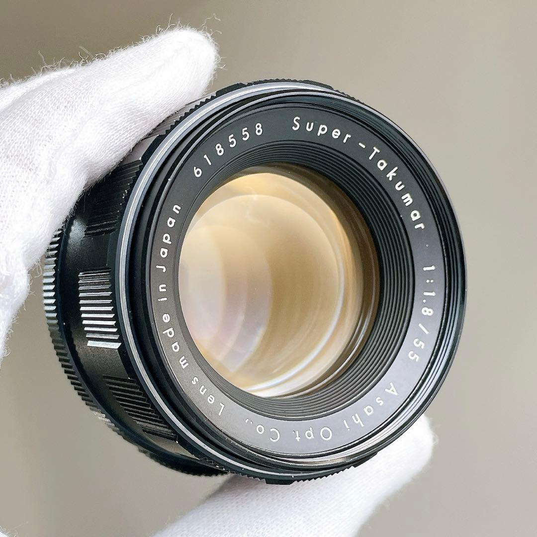 【虹色美フレア】Super Takumar 55mm f1.8 M42 整備済