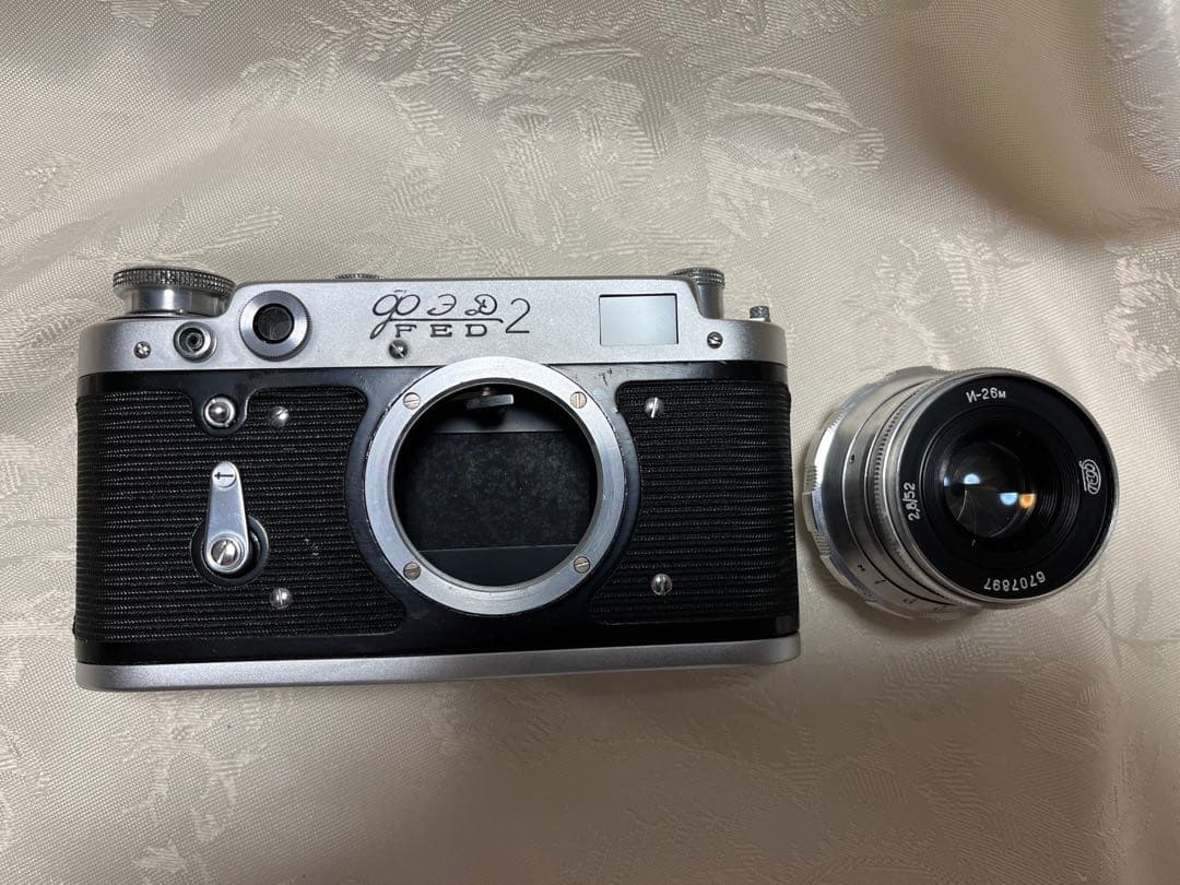 フェド2 ライカコピー　★美品　クラシックフィルムカメラ　描写力はライカ並み
