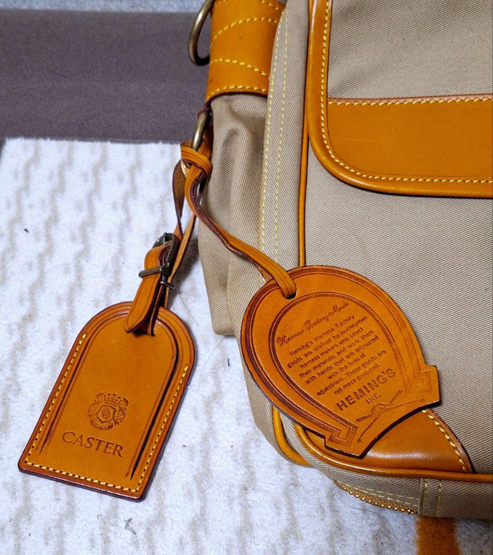 ★HEMING'S ヘミングス ビジネスボストンバッグ (廃番・未使用に近い)