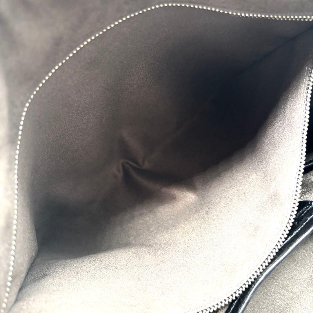 未使用級 ペッレモルビダ メイデンボヤージュ トートバッグ レザー フラップ 黒