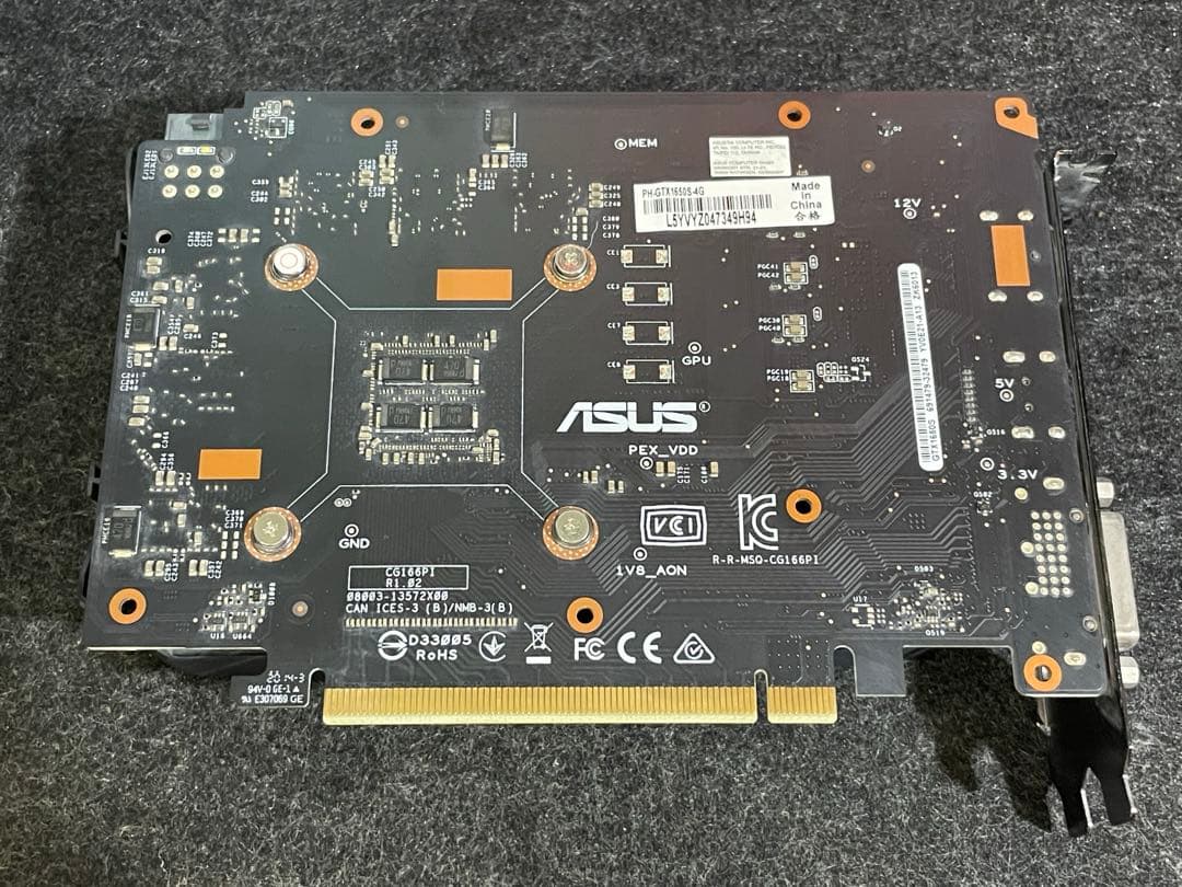グラフィックボード・グラボ・ビデオカード ASUS GTX1650super VRAM 4GB