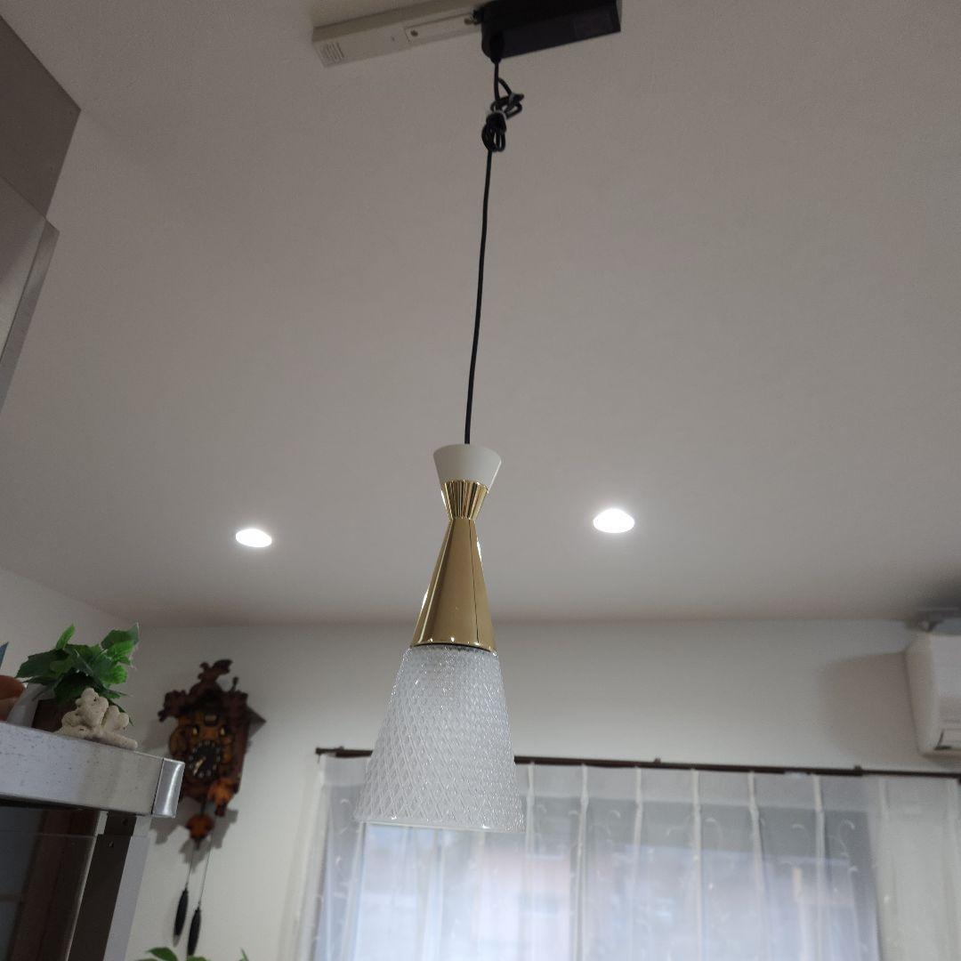 モダンペンダントライト ゴールド クリア