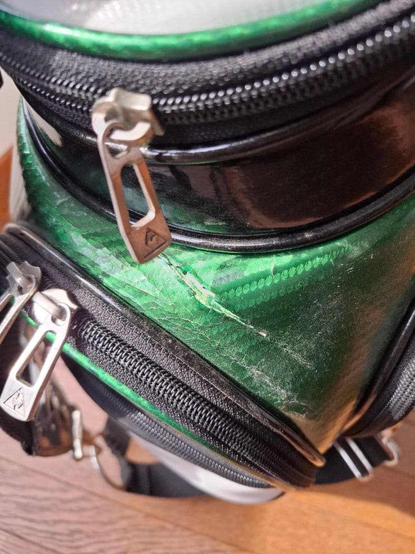 le coq sportif キャディバッグ 緑/白