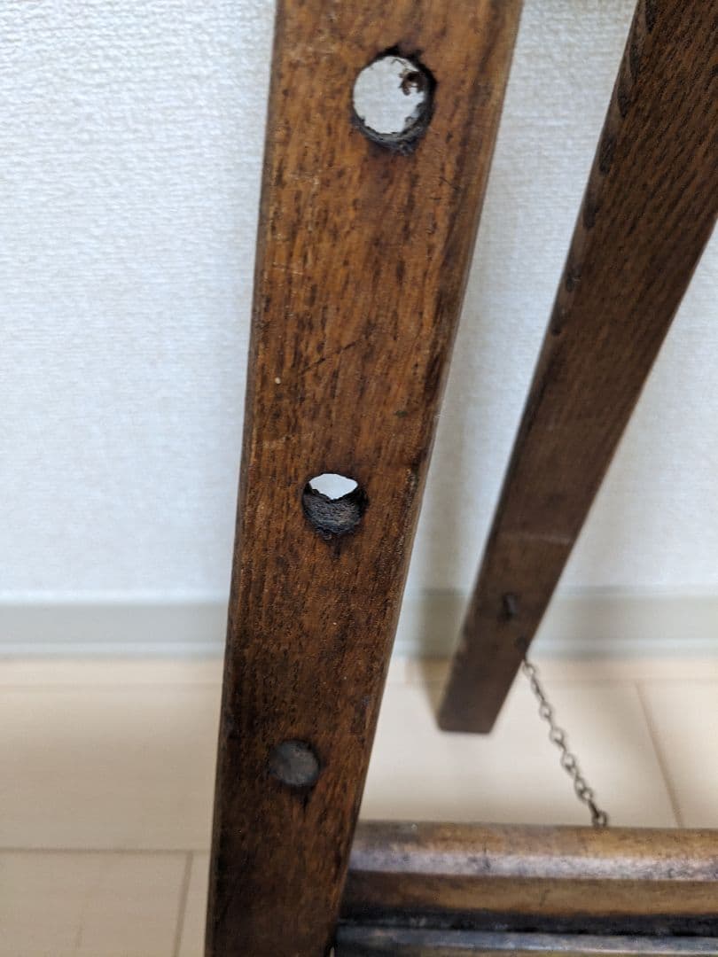 イギリスアンティーク　ショップボード　スレート黒板　木製イーゼル