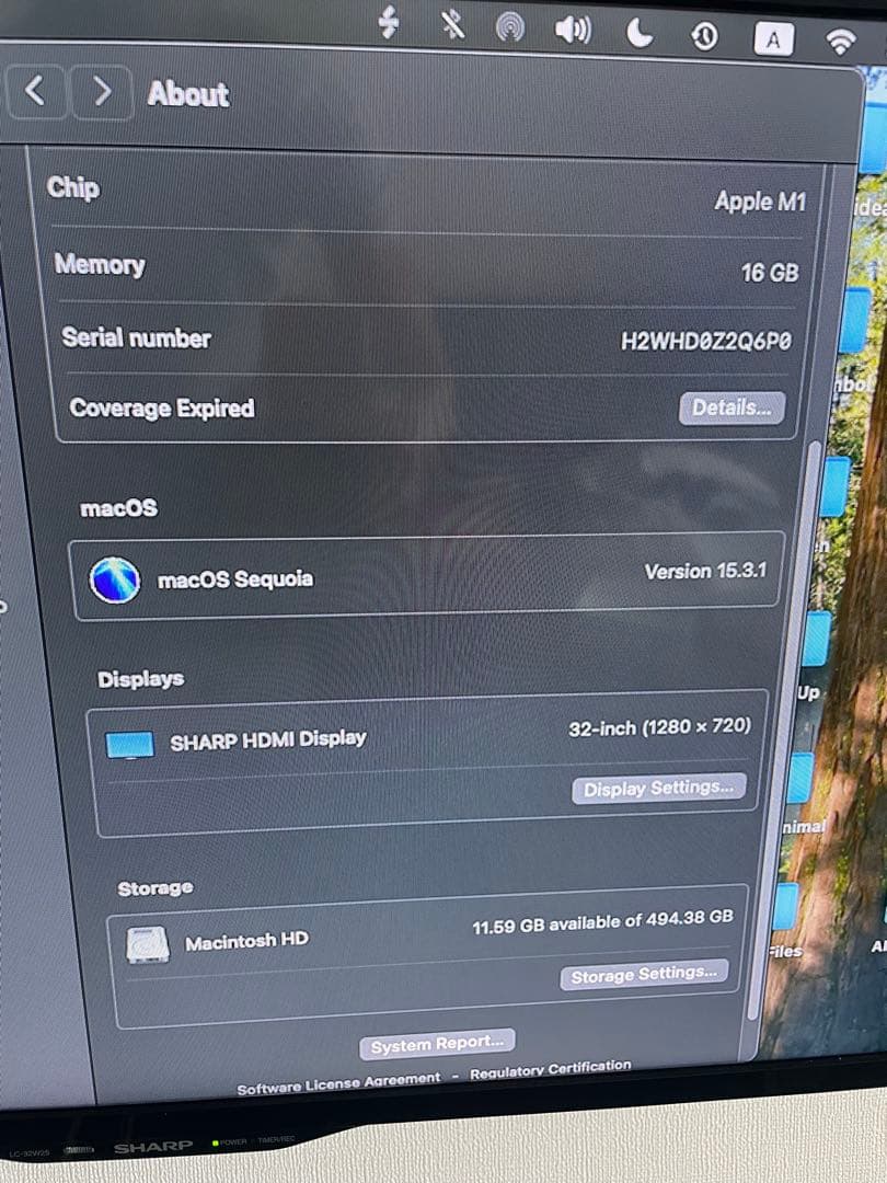 Mac mini M1（16GB / 512GB）元箱・電源ケーブル・付属品付き