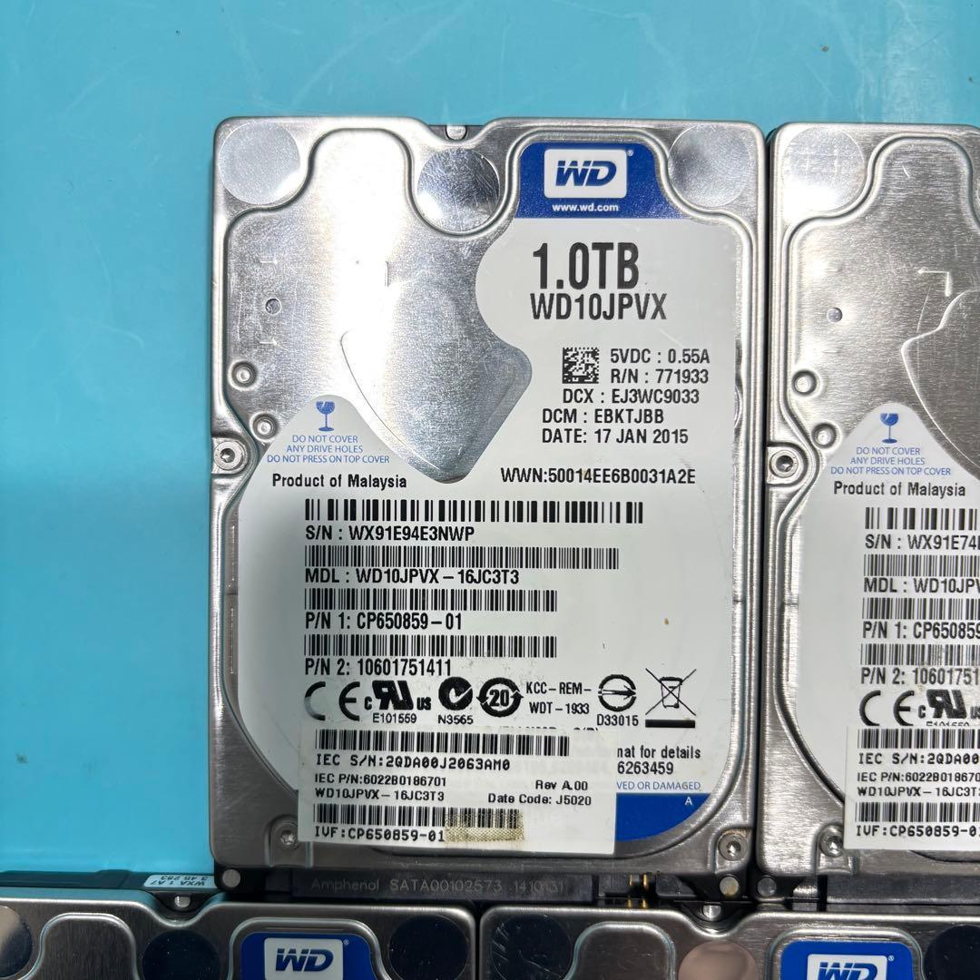 【1TB】【Western Digital製 統一】★2.5インチ★内臓HDD★