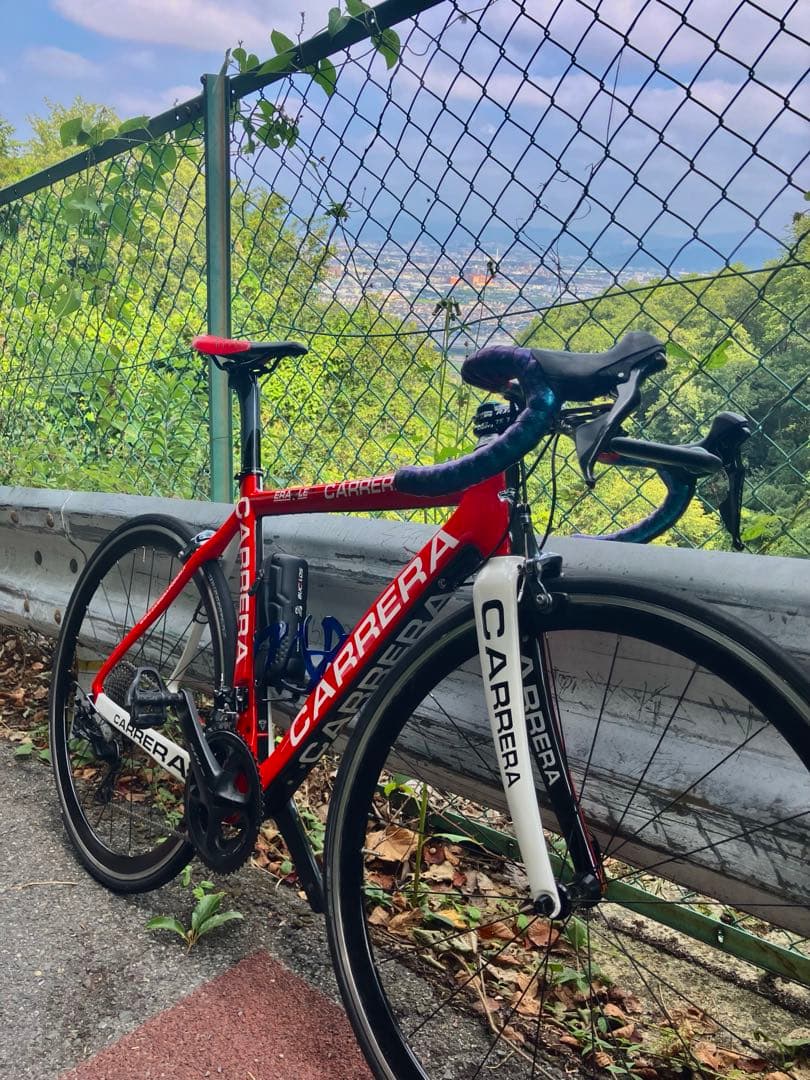 CARRERA エラクルTS 2012年モデルロードバイク 赤/白 サイズS