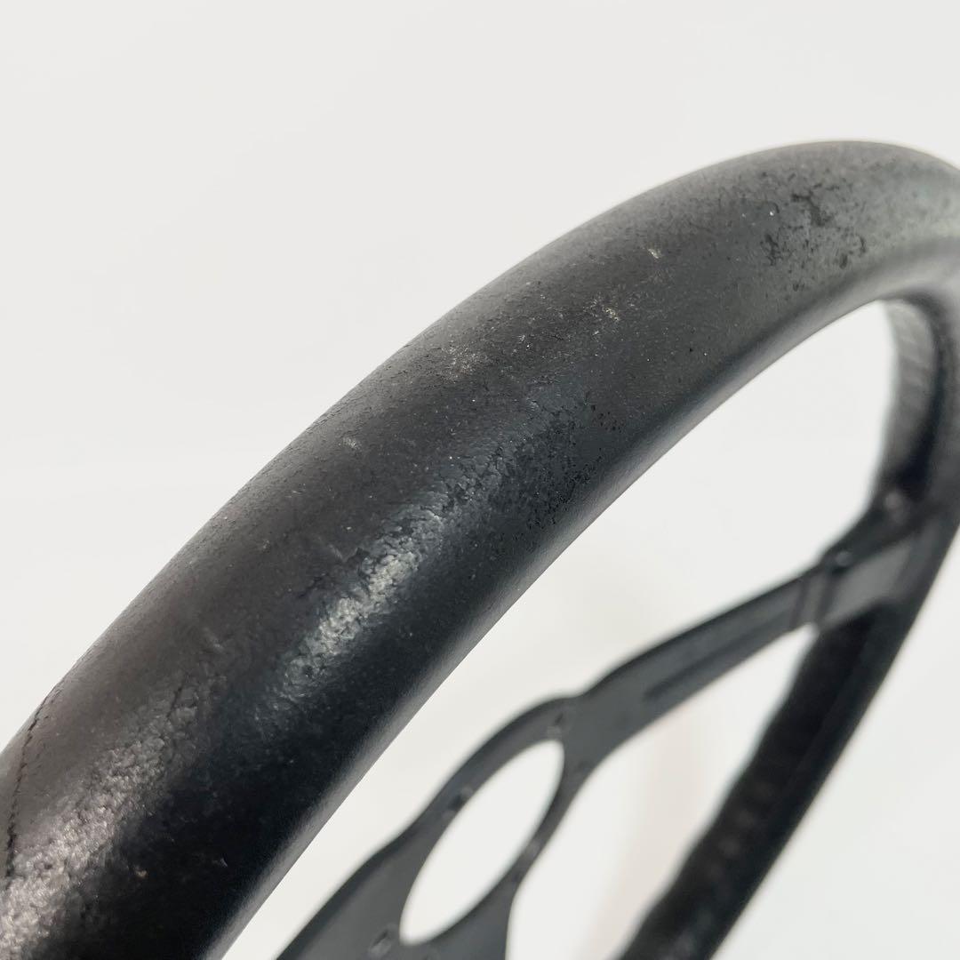 NARDI レザーステアリング　FET ブラック