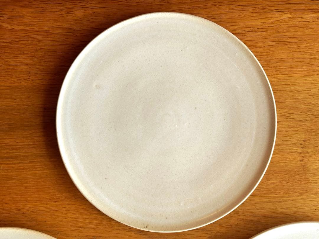 大皿　丸皿　角皿　長方皿　15枚セット！　淡いベージュ　同一トーン　唐津焼　作家