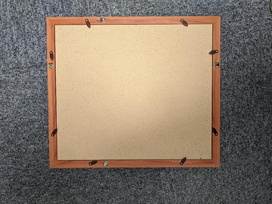 【お正月の家族用に！！】フォトフレーム・額縁茶色　木目