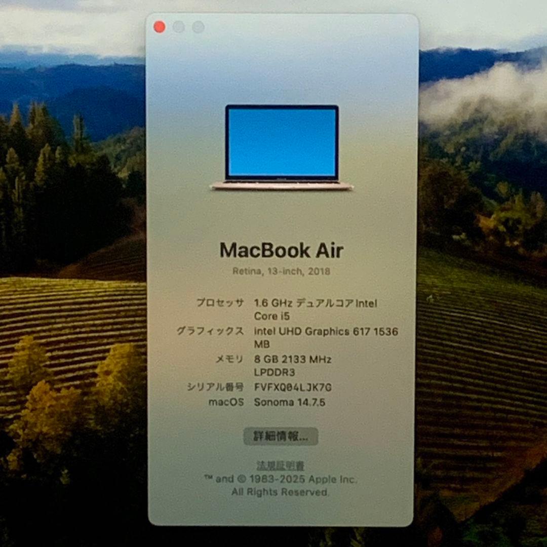 MacBook Air 2018 充放電12回 ローズゴールド パソコンPC