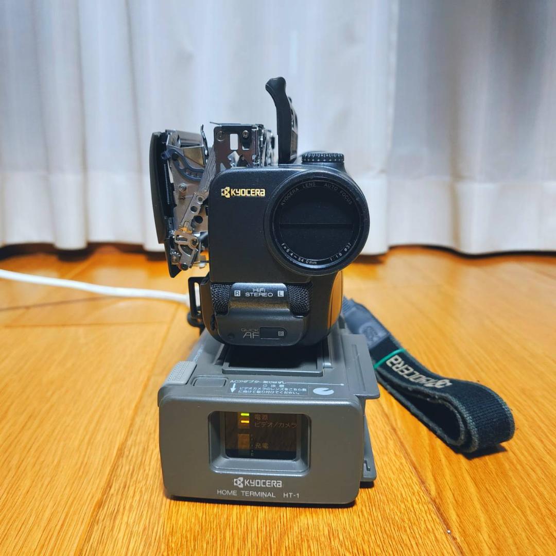 【動作確認済】希少 高画質 Hi8 SONY 京セラ ビデオカメラ セット