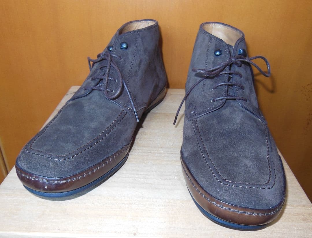 LOUIS VUITTON ルイヴィトン スエード ブーツ ブラウン系