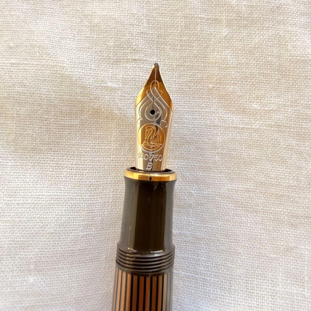 ペリカン 万年筆 スーベレーン M800 ブラウンブラック 18C-750B