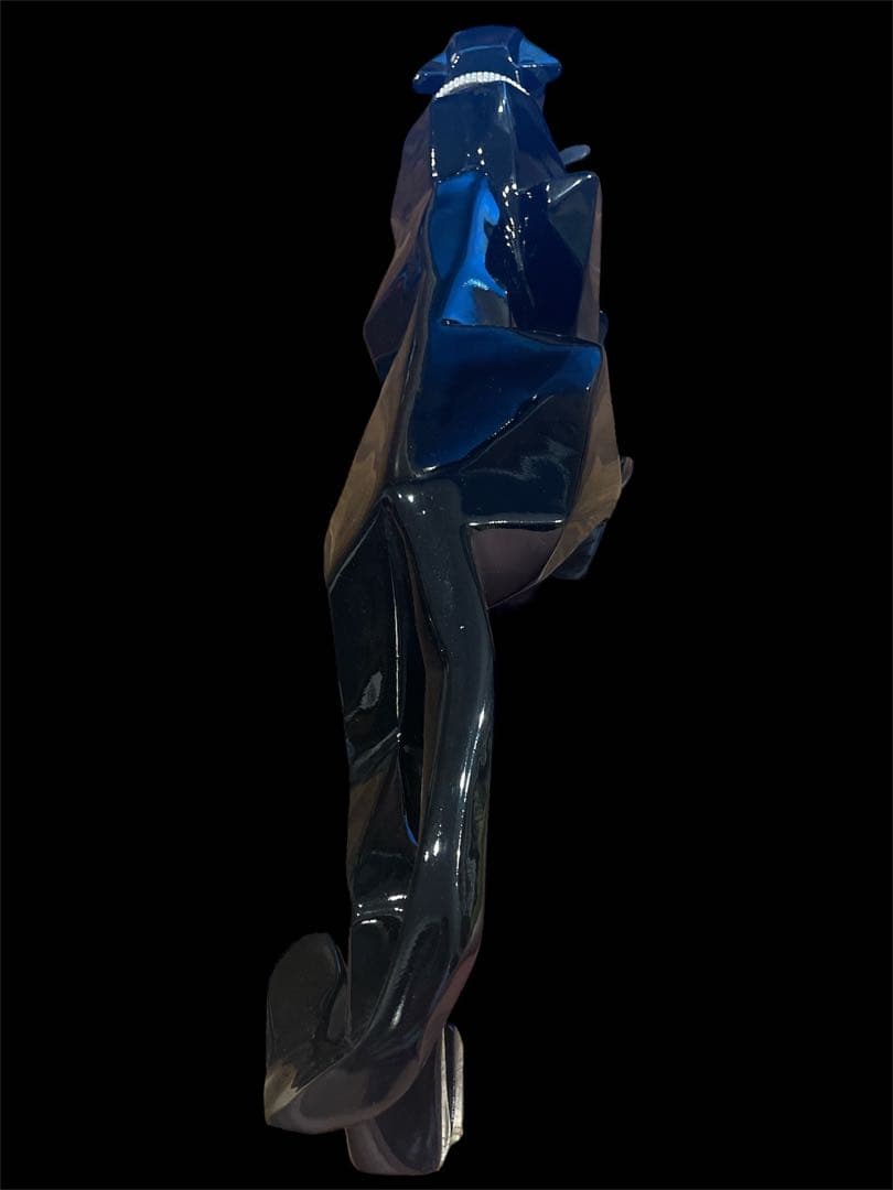 チーター？Deco Figurine Black Cat 90