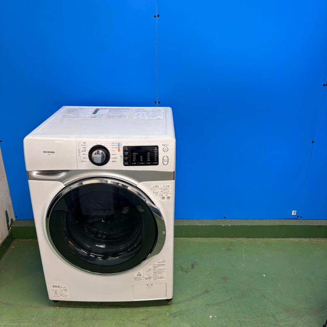 669 アイリス　ドラム式洗濯機　大容量　7.5キロ　小型　一人暮らし　左開き