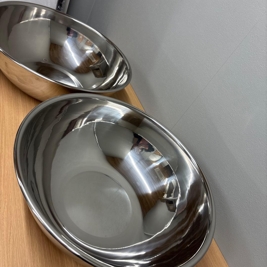 PROEBN ステンレス製 調理用ボウル 50 cm 2個セット