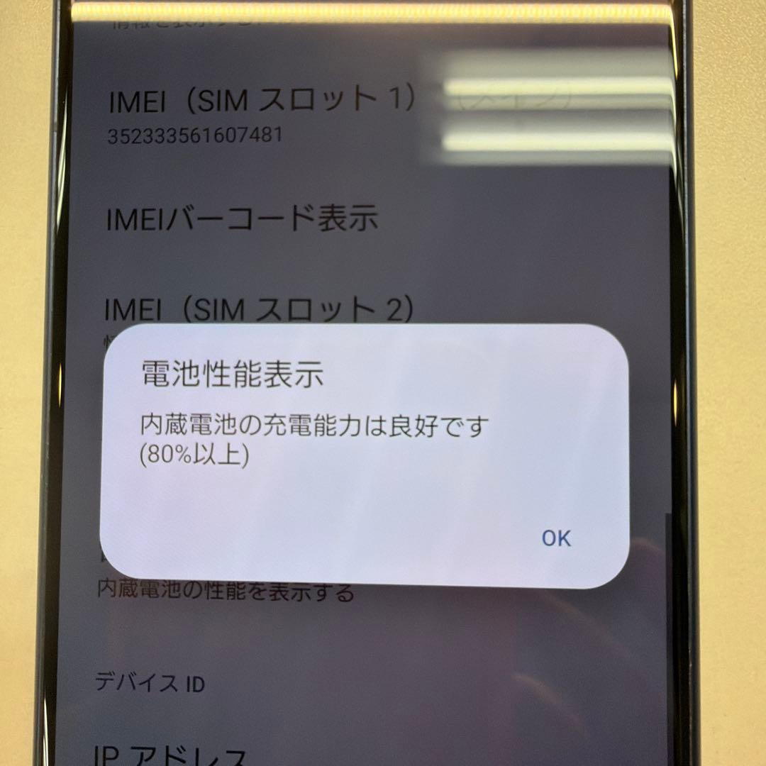 訳あり Xperia 5 IV SO-54C ブルー 画面焼け極小あり