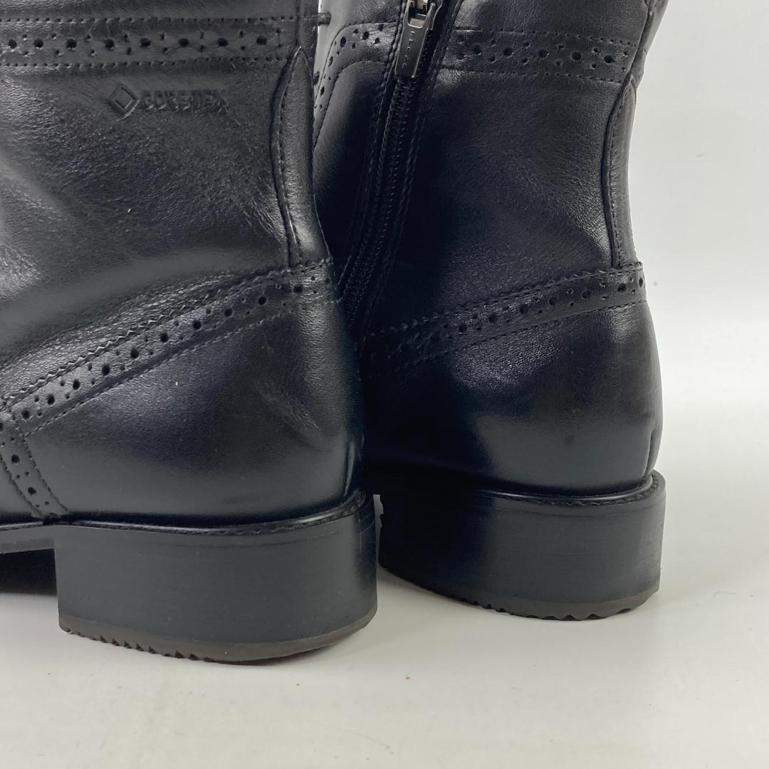 美品✨リーガル ゴアテックス ウィングチップ ブーツ 23cm サイドジップ 黒
