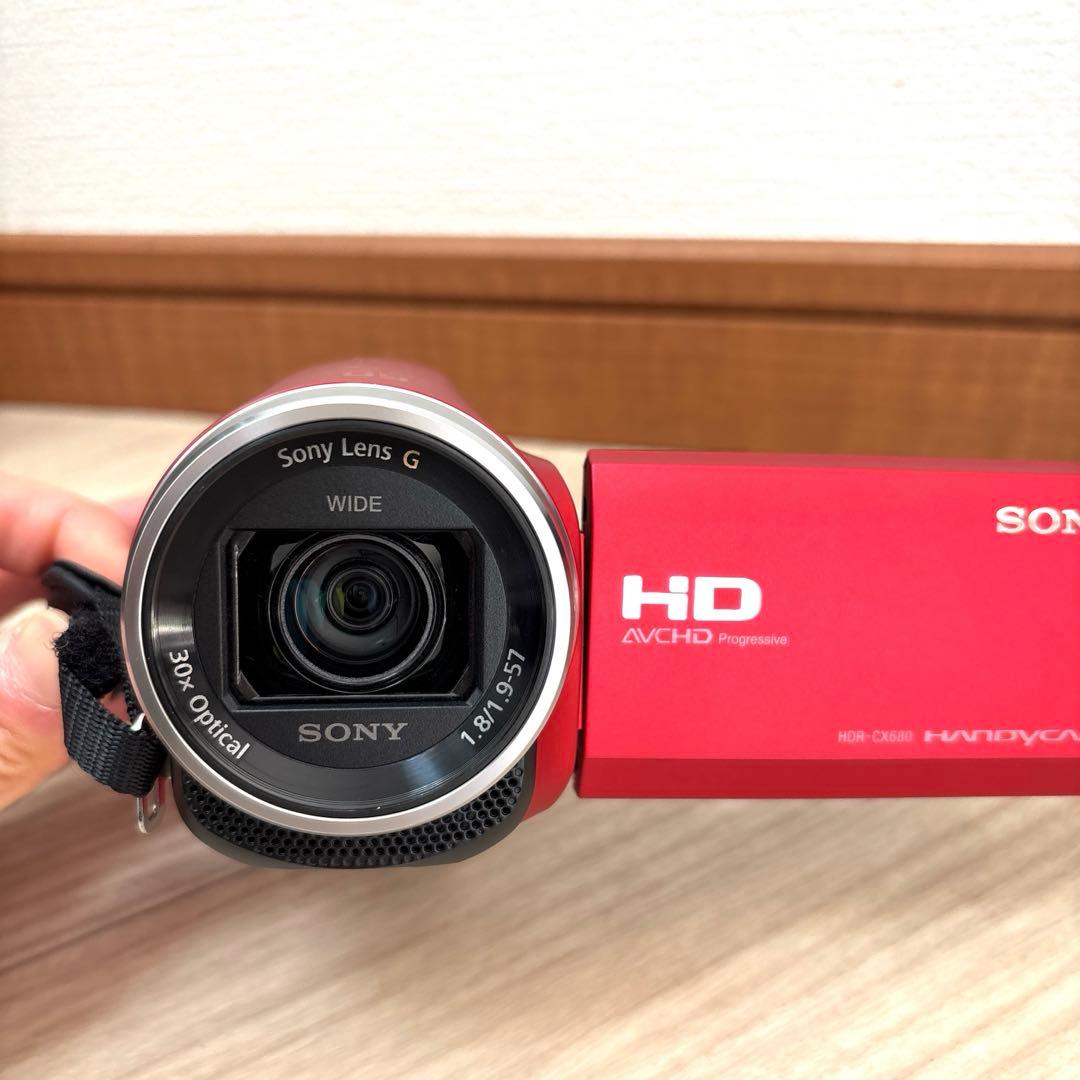 【美品】SONY HDR-CX680 デジタルHDビデオカメラレコーダー